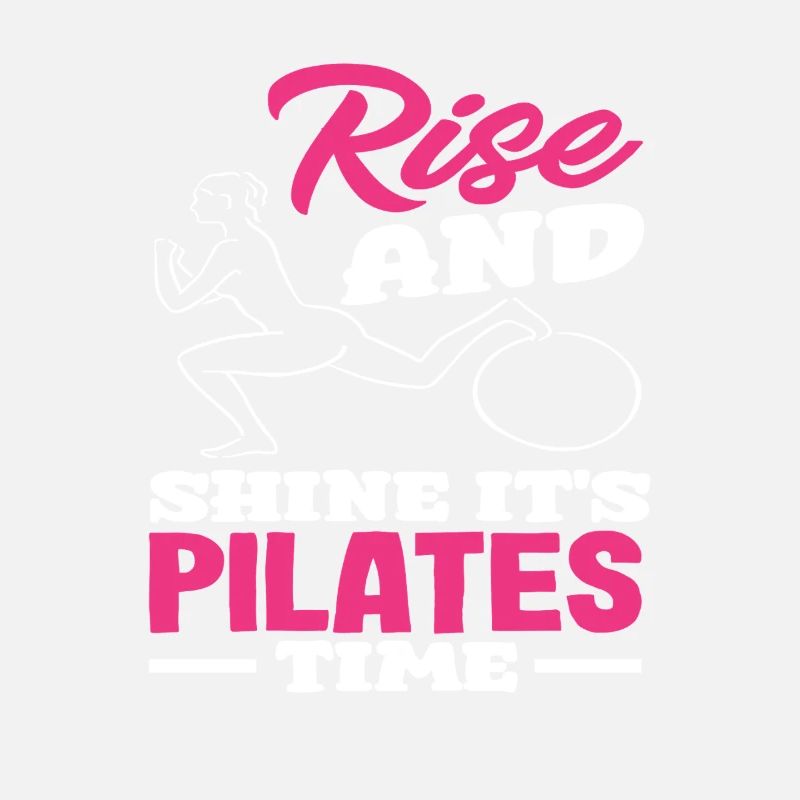 Pilates Zeit Aufstehen Und Glänzen
