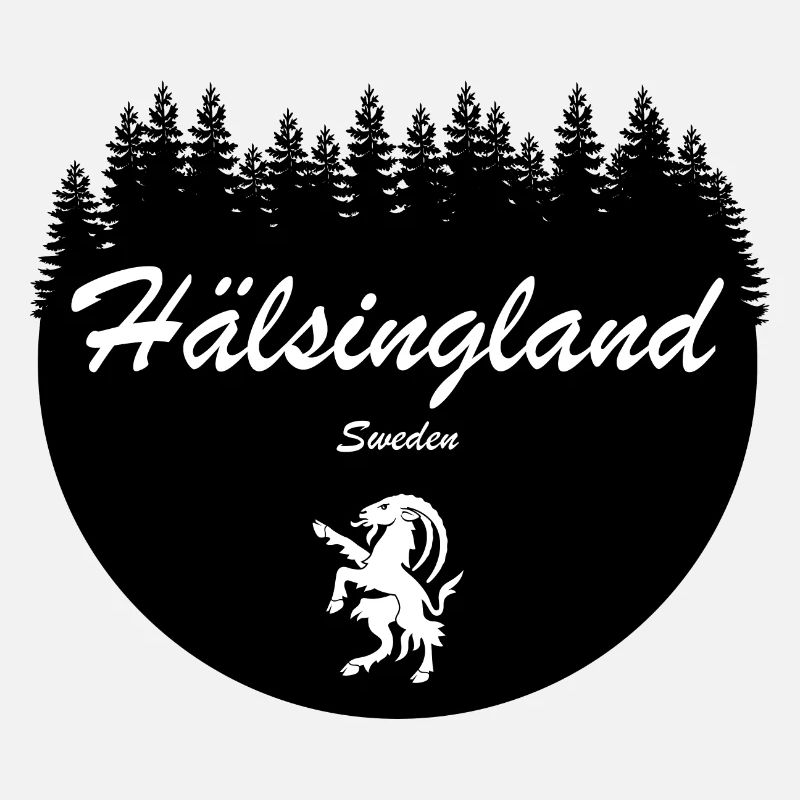 Hälsingland Suède Autocollants de vacances Bock