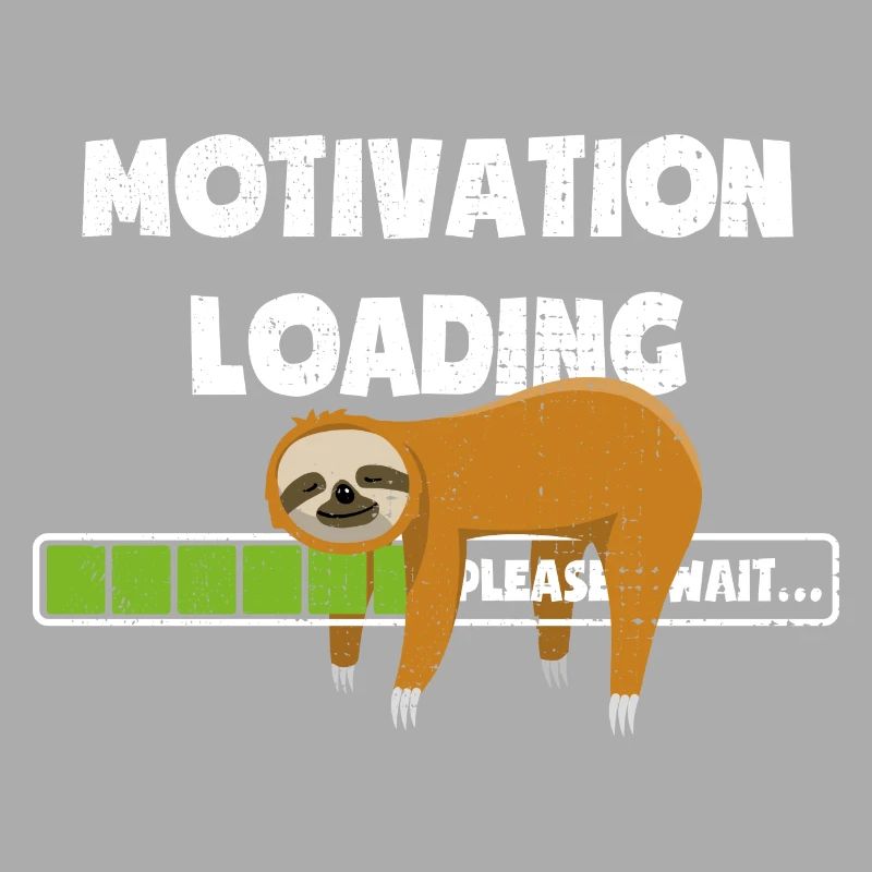Faultier - Motivation wird geladen - bitte warten
