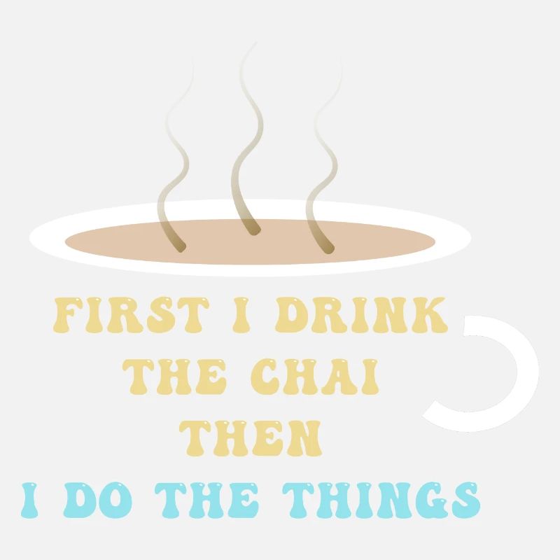 Chai Latte Tee trinken Teetrinker