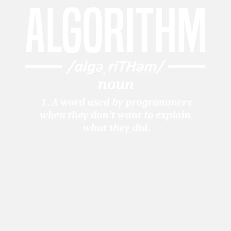 Algorithm programmer, coding, encoder