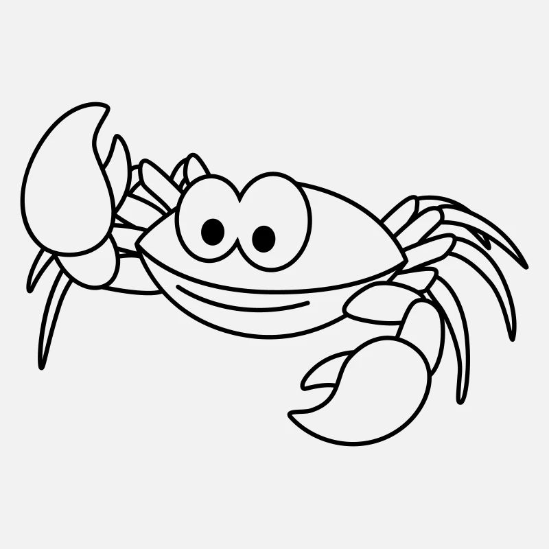 Crab Comic Animal