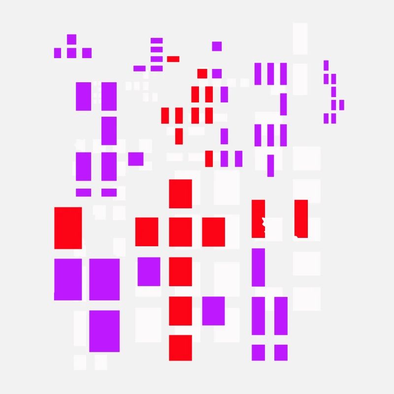 Pixel a Pixelworld Abstract City Kypto Style