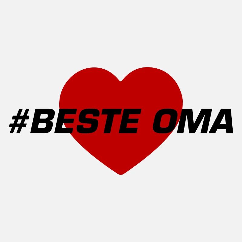 Beste Oma Herz Liebe