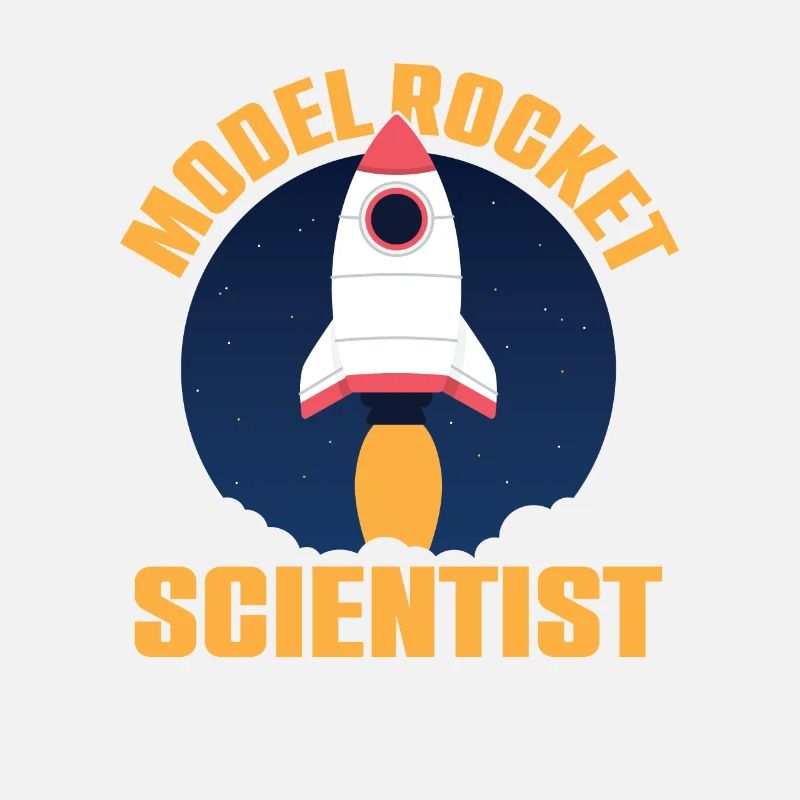 Model Rocket Scientist Cosmonaut Gift