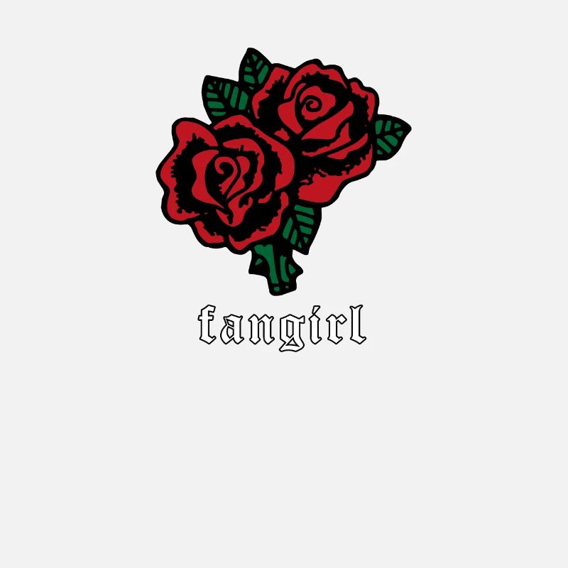 Fangirl Soft Grunge Aesthetic Red Rose Gift