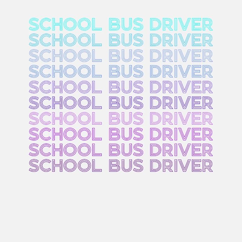 School bus driver Retro