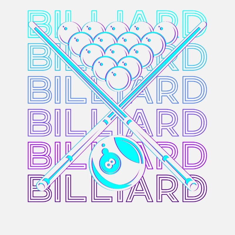 Billiard Player Retro Gift