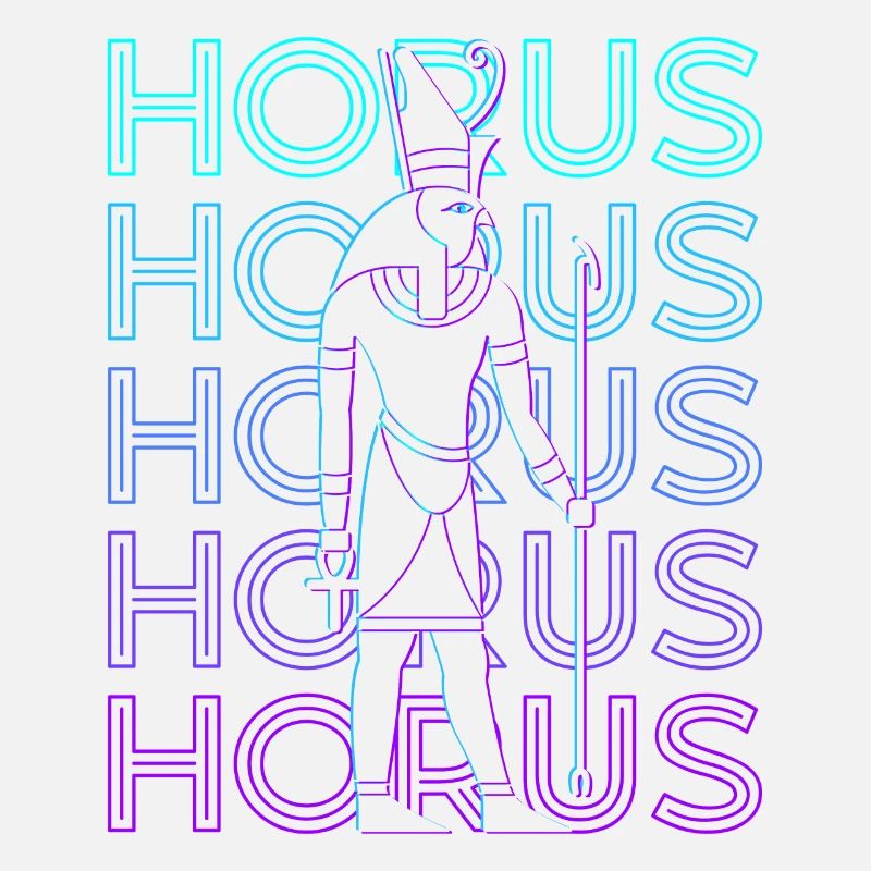 Œil d’Horus Dieu égyptien Egypte ancienne Retr