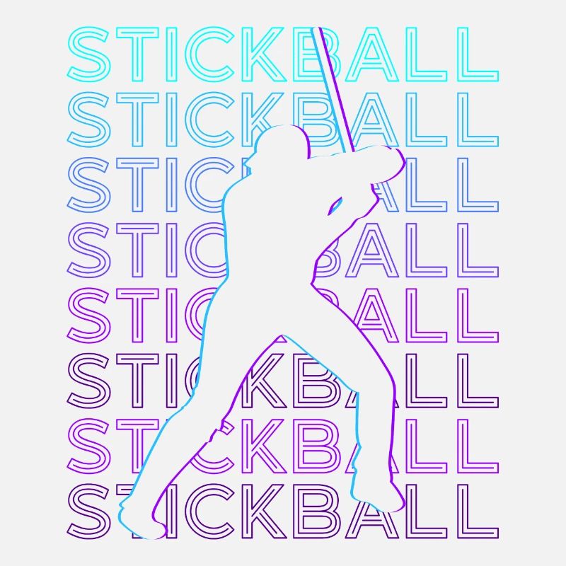 Stickball Player Rétro
