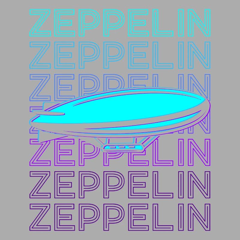 Zeppelin Dirigeable Rétro
