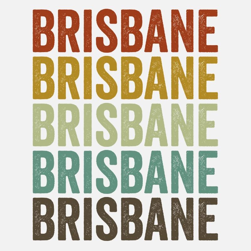 Brisbane Australia Retro Vintage