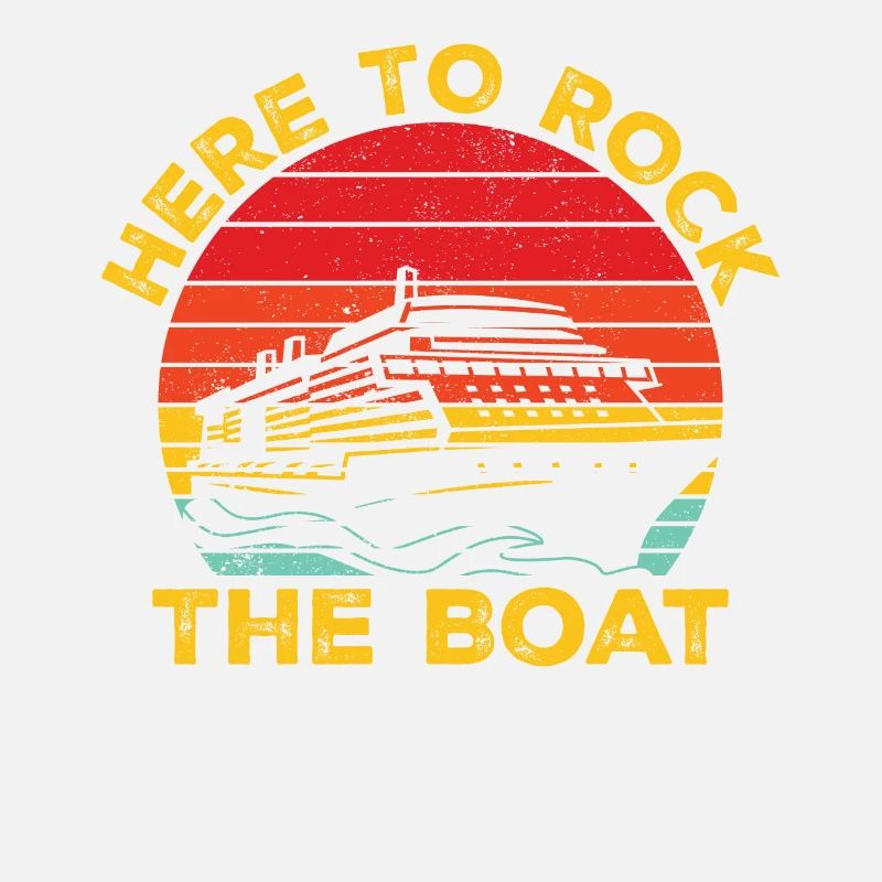 Drôle de bateau de croisière rétro