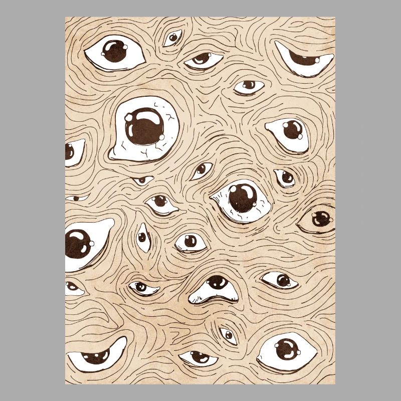 Weirdcore Aesthetic Eyes Pattern