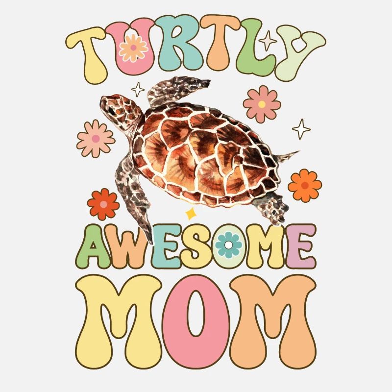 Groovy Turtle Lover Mom