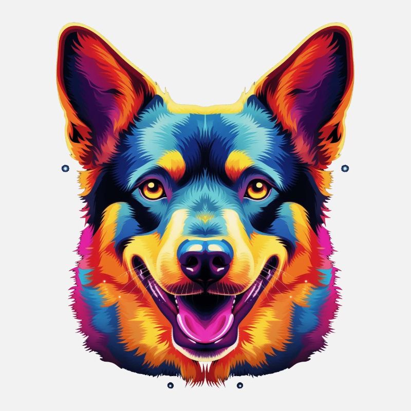 Bouvier australien Pop Art