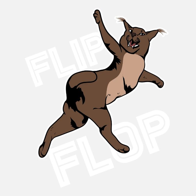 Großer Floppa Karakal Katze Meme