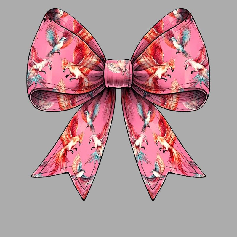 Coquette Bow Phoenix Muster Mythical Eagle Mädchen