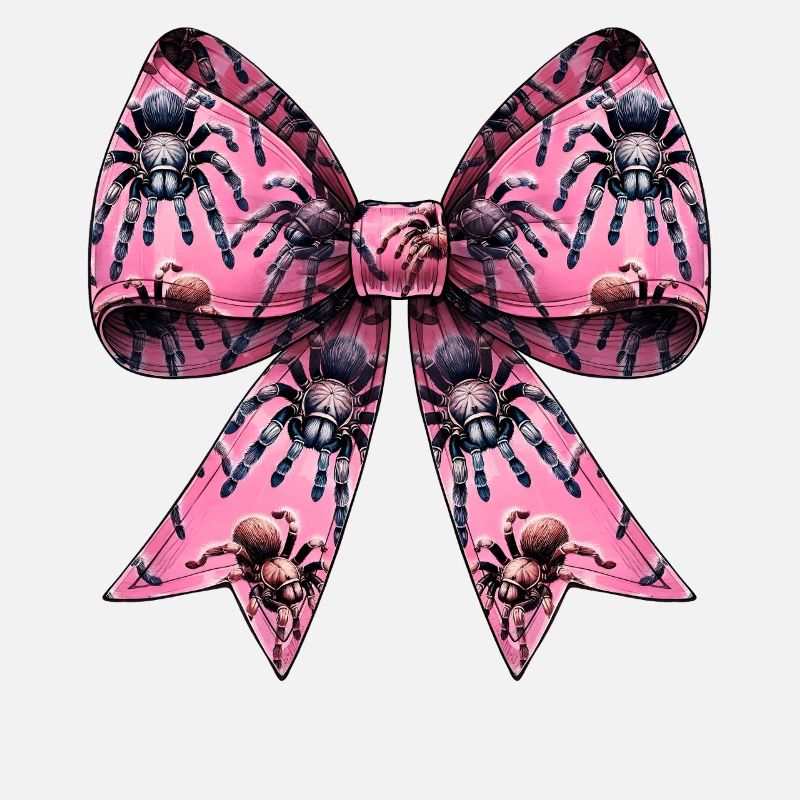 Coquette Bow Tarantula Spider Pattern Girl Mom