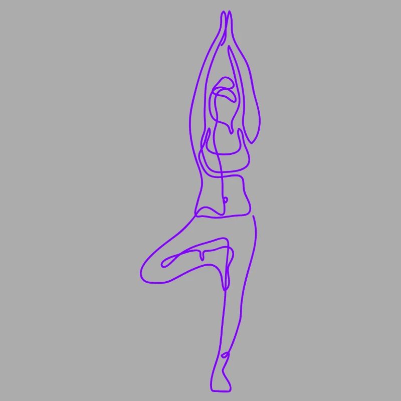 2 Yoga Vrikshasana oder der Baum | 7. Violette Flamme