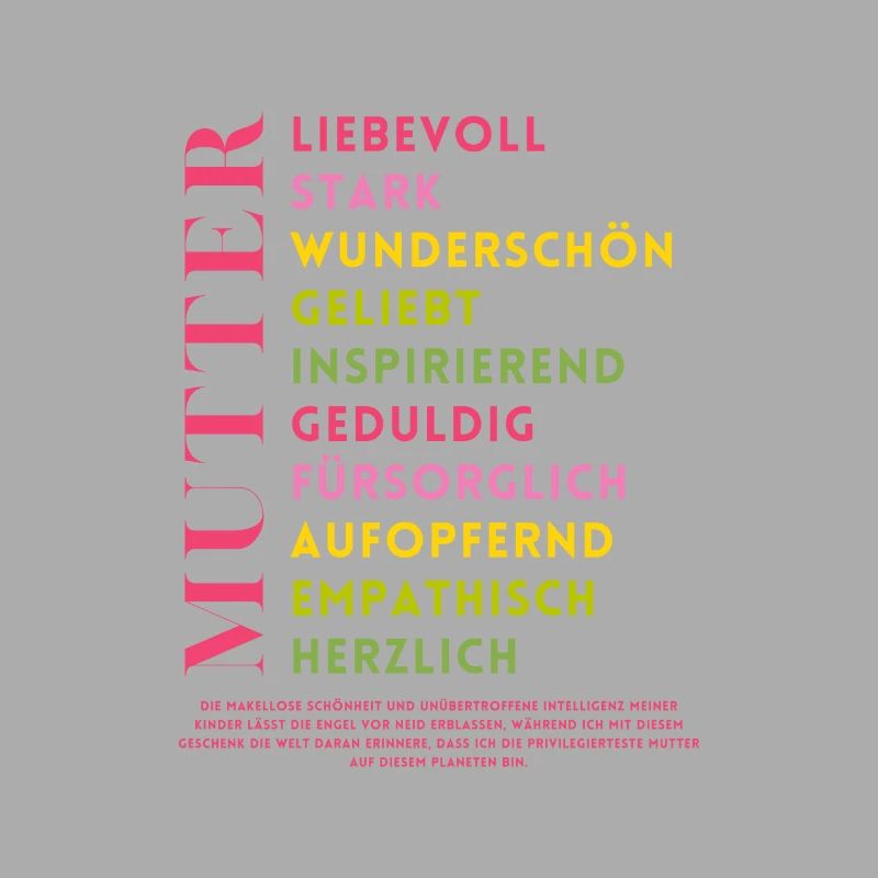 Tolle Mutter von Geschwistern - Muttertag