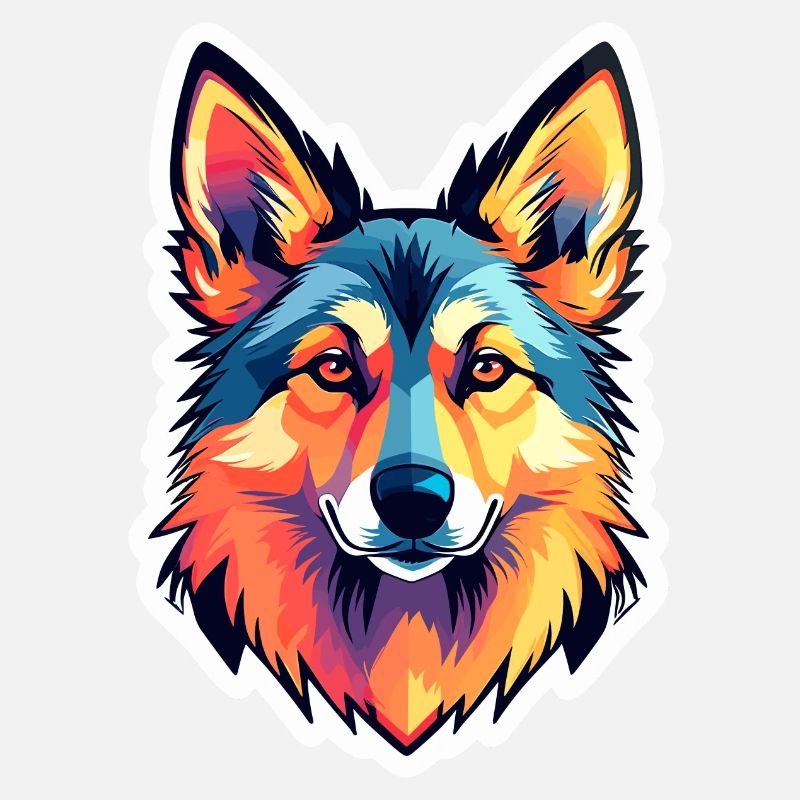 German Shepherd Illustration