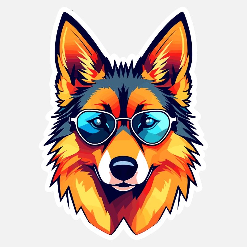German Shepherd Illustration