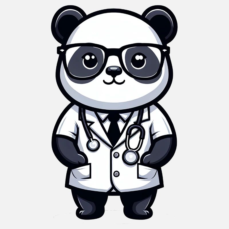 Cute Panda Doctor