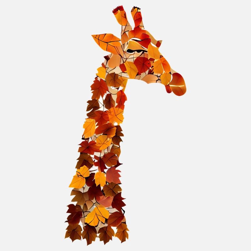 Autumn giraffe