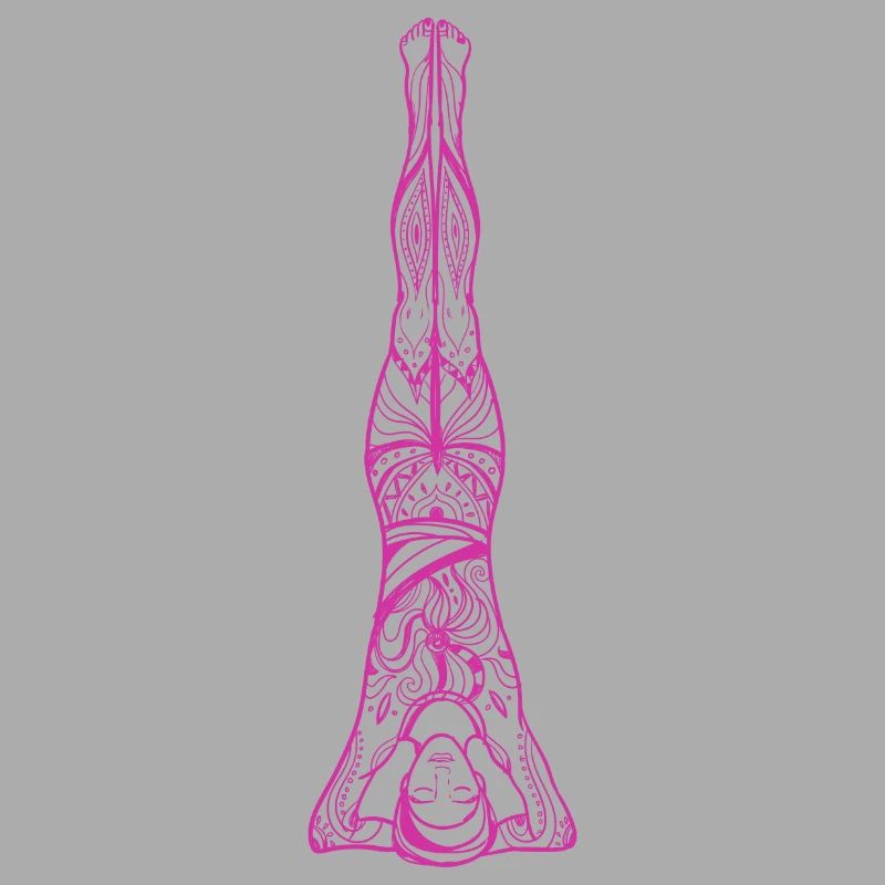 03 Sirshasana oder Kopf-Yoga | Zeichnen von Strichen