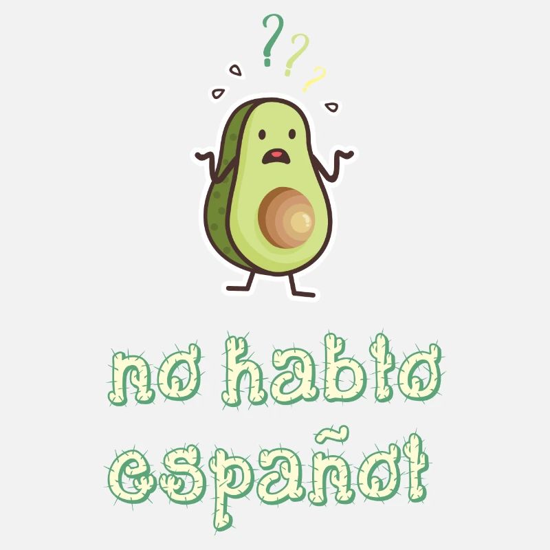 Pas d’hablo Espanol Avocat Idée Espagnole 005-104