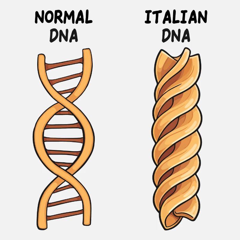 ADN normal ADN italien