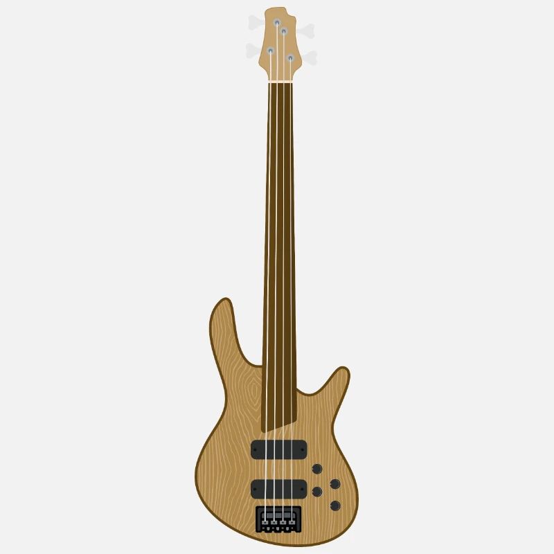 Guitare basse fretless