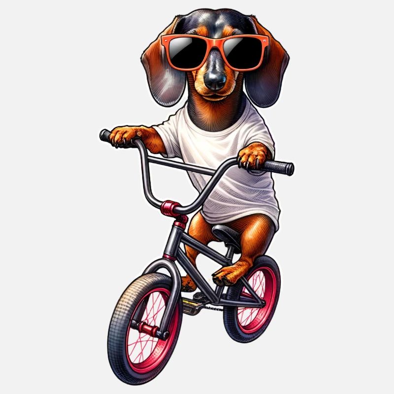 Teckel BMX Cyclisme Vélo Chien Propriétaire