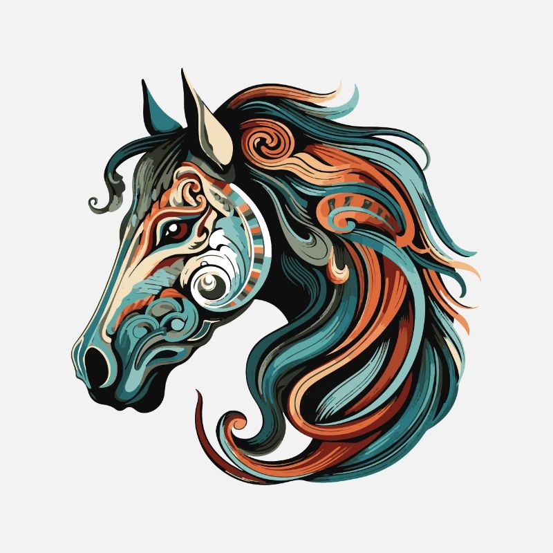 Portrait de cheval