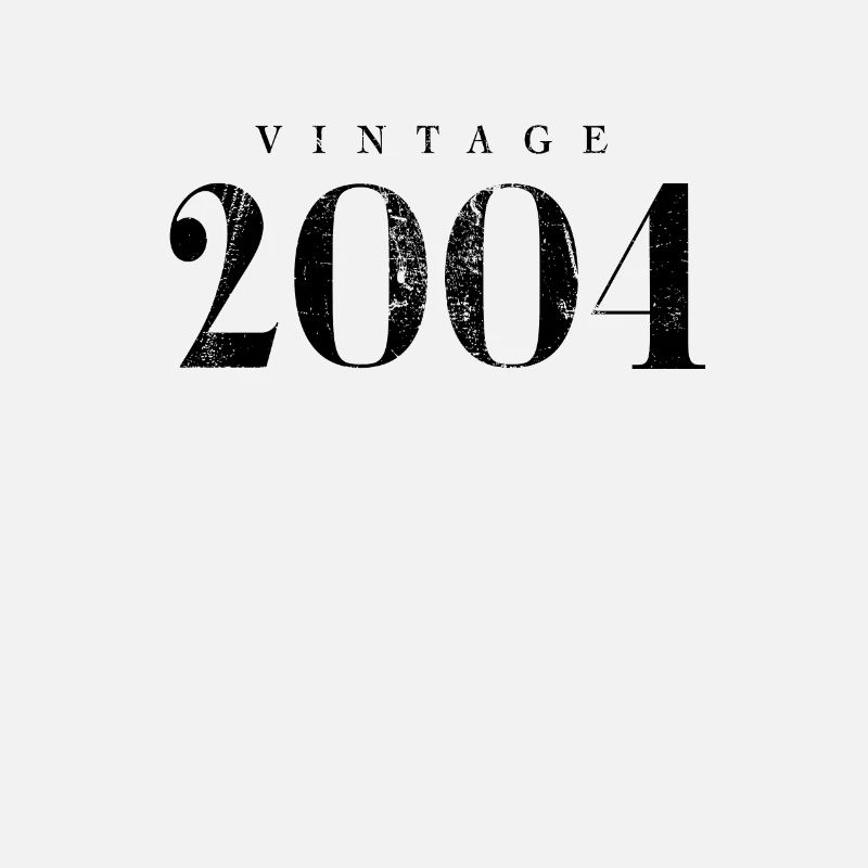 Vintage 2004 Phrase de slogan d’anniversaire