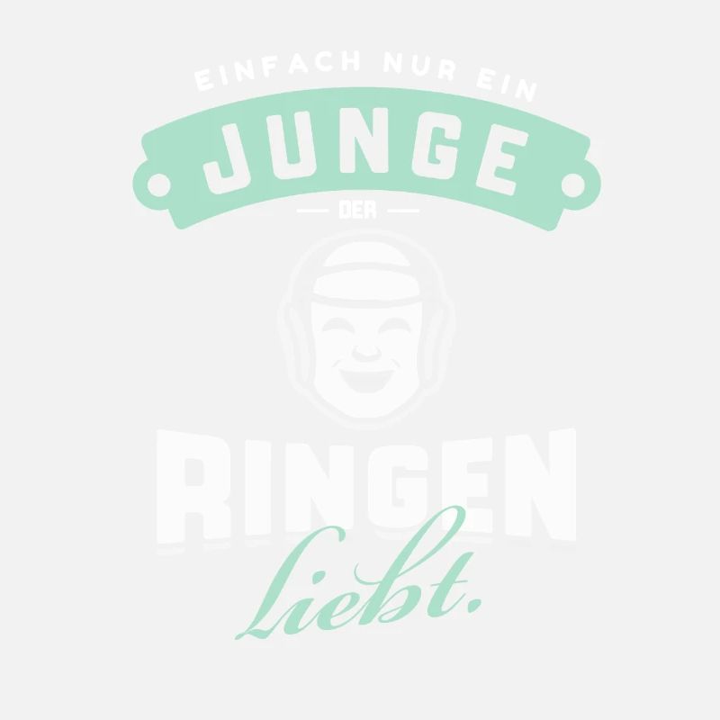 Junge, der ringen liebt