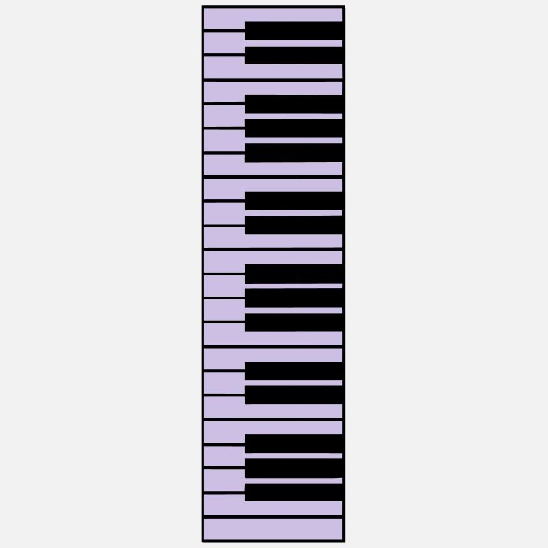klaviertasten, piano, klavier, keyboard 2farbig