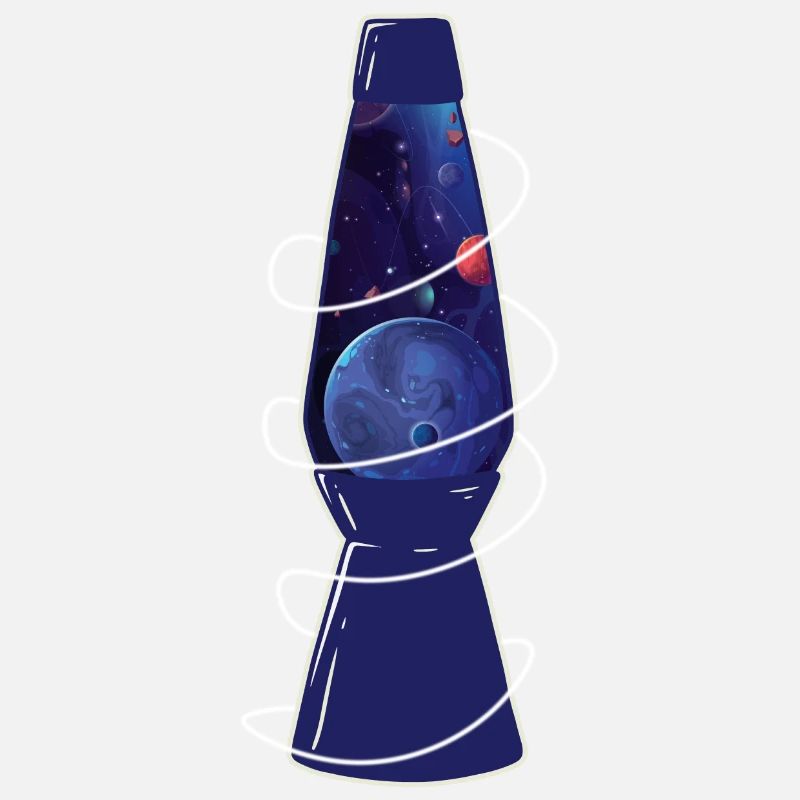 Retro Space Chic : Planètes de lampe à lave
