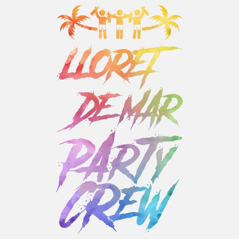 Lloret De Mar Party Crew Coloré
