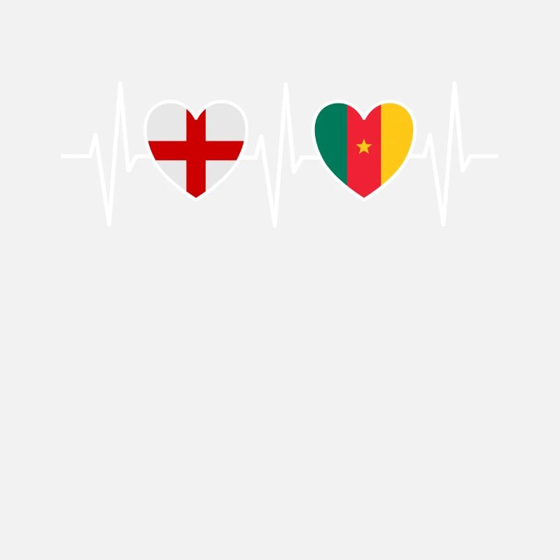 Angleterre et Cameroun Drapeaux du Cameroun