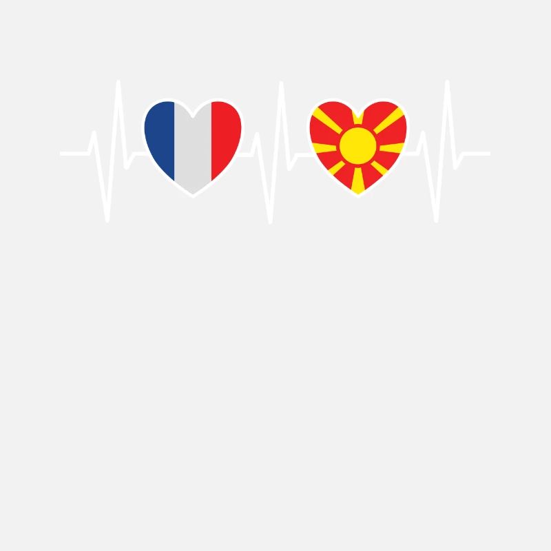 France et Macédoine Drapeau macédonien