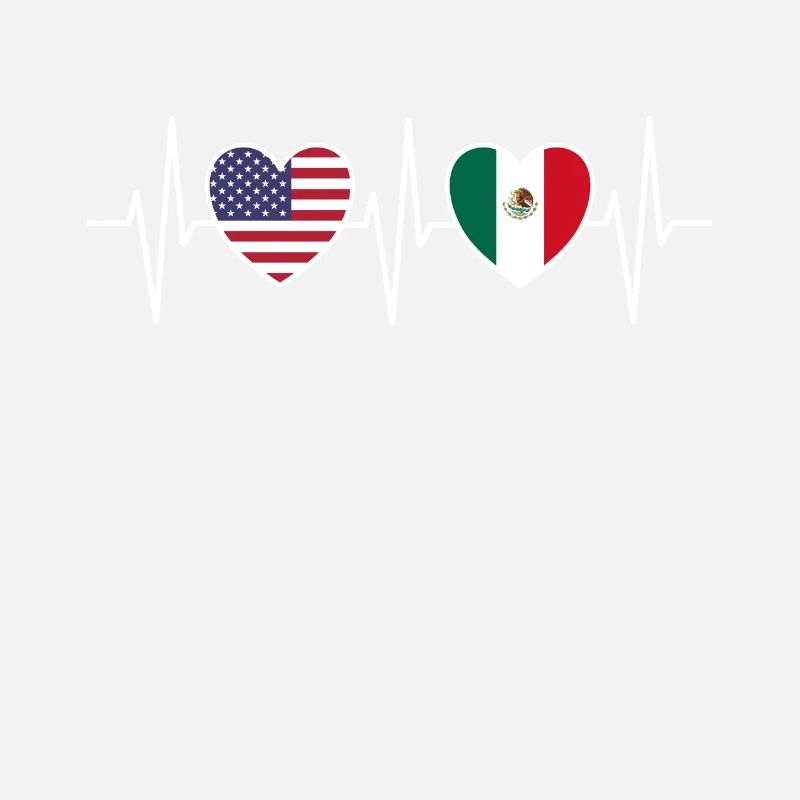 Drapeau des États-Unis et du Mexique Drapeaux mexicains