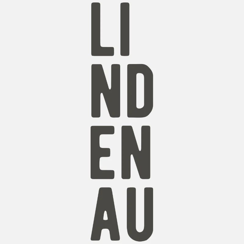 Slogan de lettrage Leipzig Lindenau