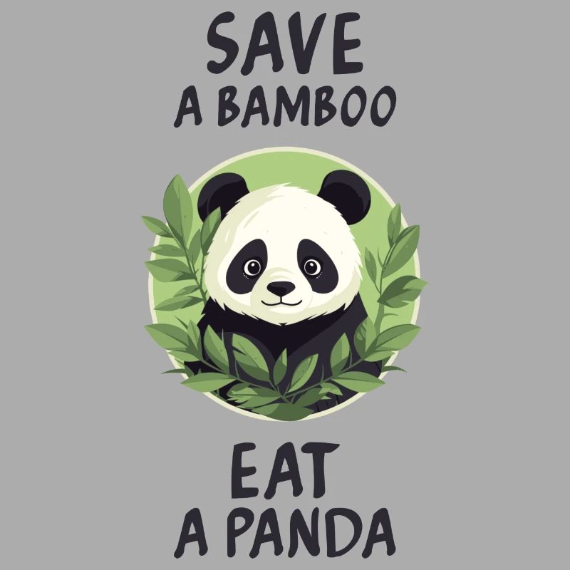 Rette einen Bambus, iss einen Panda.