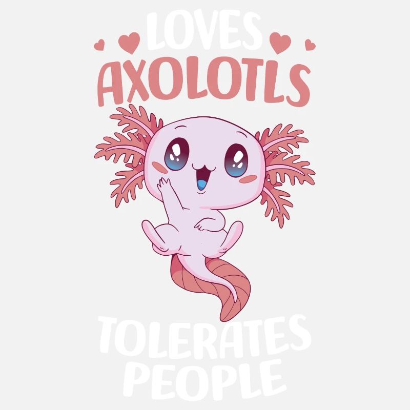 Axolotl Pet | Cadeau d’amphibiens à queue Lurch