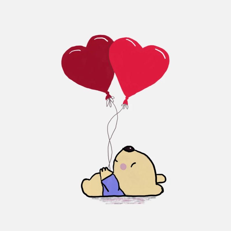 Ballons rouges
