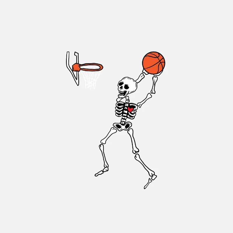 Basket-ball squelette dribble panier de lancer