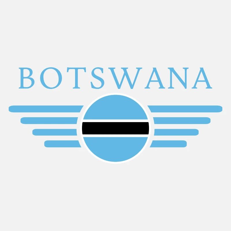 J’aime le Botswana, T-shirt design de style élégance