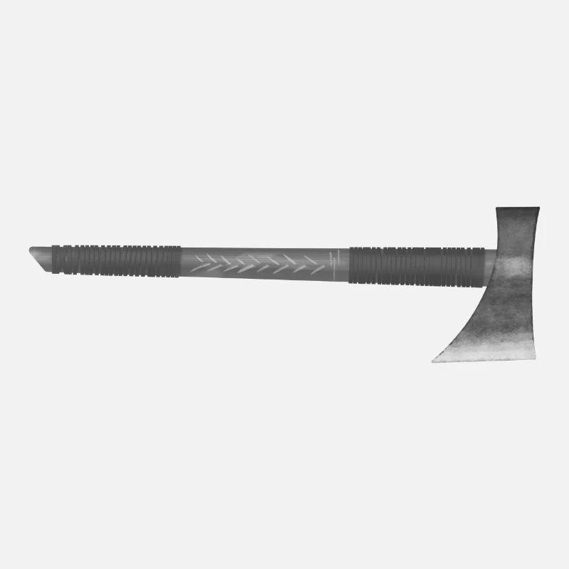 Axe for forest adventures.